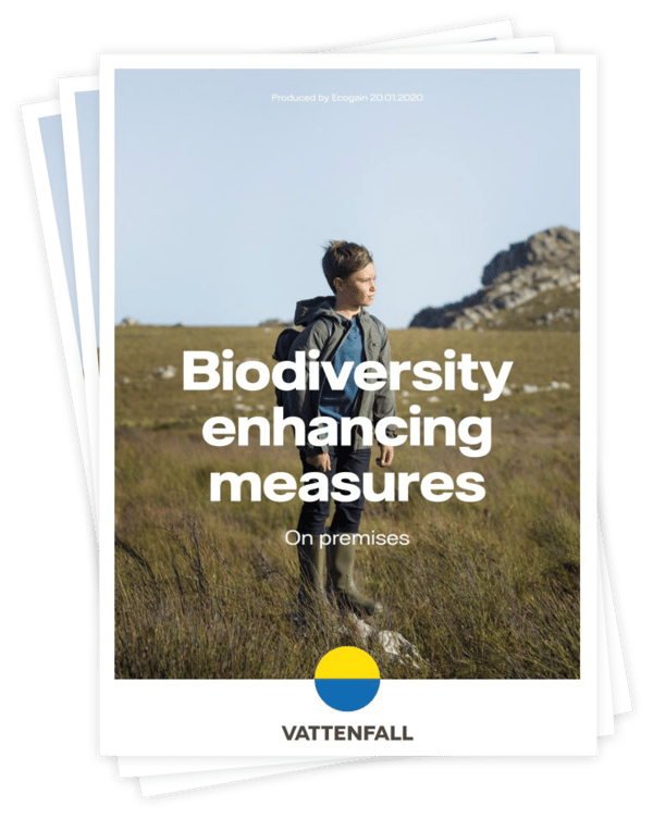 Biodiversity enhancing measures on premises